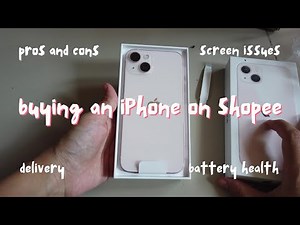 reality on buying APPLE IPHONE 13 on SHOPEE, pros and cons, unboxing + quick review 2024