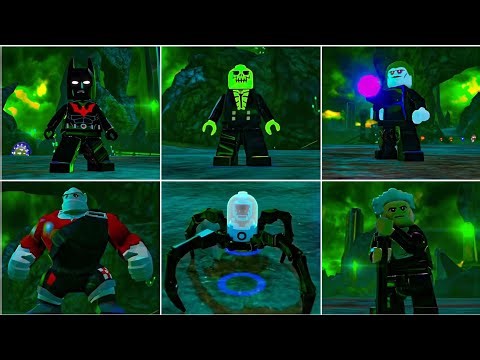 ALL BATMAN BEYOND CHARACTERS IN LEGO GAMES DLC | 4K FULL HD