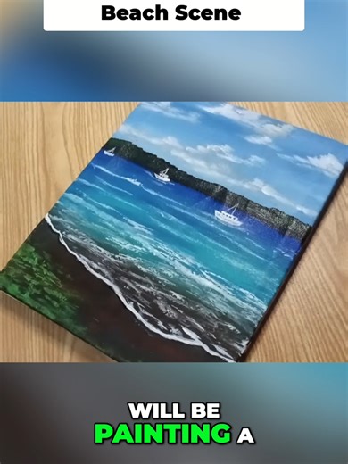 Follow for more! Popham Beach Maine Seascape: Easy Acrylic Painting Tutorial https://youtu.be/xSRat6VRk7Q #acrylicpaintingtutorial #paintingforbeginners #acrylicpainting #seascapepainting