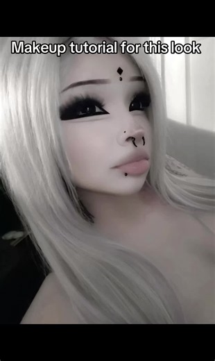 New makeup tut😸 #makeuptutorial #altmakeup #fyp #zyxbca #makeuplook | Makeup Tut