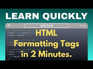 How to Format Paragraph Tags in HTML |HTML Series Part - 4 | HTML CSS JavaScript