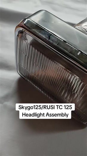 Skygo125 RUSI TC 125 Headlight Assembly Overview