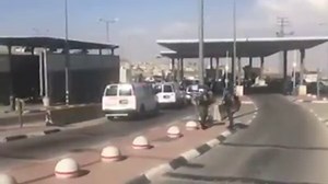 13K views · 102 reactions | Watch: Footage from the Hizma checkpoint after a Jewish teen attempted to stab a female soldier Full report: https://goo.gl/B8vxVn | JerusalemOnline | Facebook