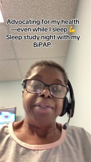 Last night was sleep study night 💤 Making sure my BiPAP settings are right so my body can rest, heal, and function better. It’s not always comfortable—but it is worth it. Health first. Always. 💙 #cpap #sleepstudy #chronicillnessawareness