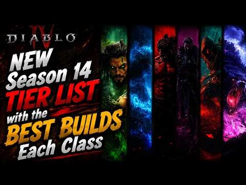 NEW Tier List with the BEST Builds to play for Each Class in Season 14