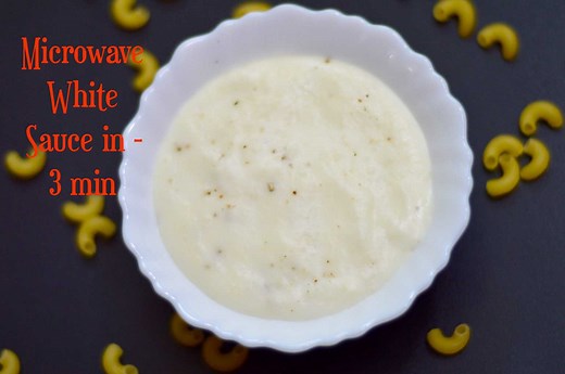 Easy Microwave White Sauce in 3 minutes