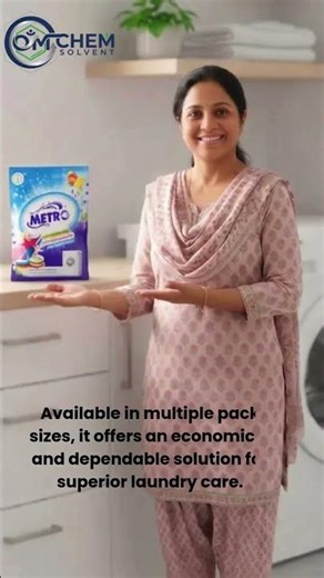 Powerful Cleaning with Metro Washing Powder
