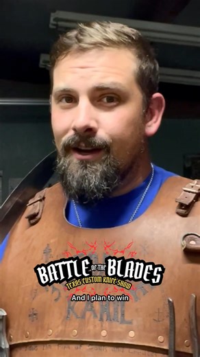 First Look at Mike Kahil’s Battle Blade Meet Mike Kahil of 310 Forge, a first-time competitor in this year’s Battle of the Blades at the Texas Custom Knife Show. Mike’s bringing serious heat to the forge and giving us a sneak peek at what he’s creating for the competition. Each maker has just 35 hours to craft a fully functional Damascus knife, no longer than 15 inches, before it’s judged live on stage by J. Neilson from Forged in Fire. Who’s ready to see what Mike brings to the table? Drop a 🔥