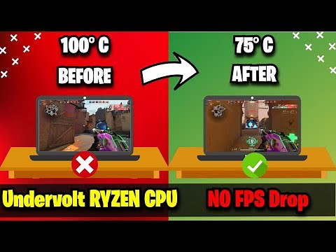 ➢How to Undervolt AMD Ryzen CPU | AMD CPU High Temperatures FIX | No FPS Drops | Ryzen Controller |