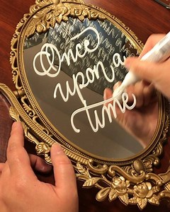 No time lapse: PRE-CLEAN Sharpie oil based acrylic pen on our @calligkatrinarentals mirrors (We have these and about 80 more in our storage for rent!) ❤️ Prepping some fun signs for one very special little girl’s first birthday party 😊 I still have to clean the imperfections and add more curls. Don’t worry, I’ll post photos of the finished products when we display! ❤️🎉 @calligkatrina @calligkatrinarentals @alexisthegreatpreemie #calligraphy #lettering #calligraphykatrina #calligkatrinarentals 
