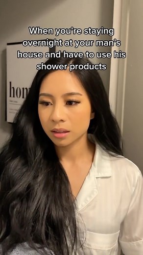 Ray & Nique | Lifestyle/Entertainment on Instagram: "1st night at my man’s house and needed to use his shower products 🧐"