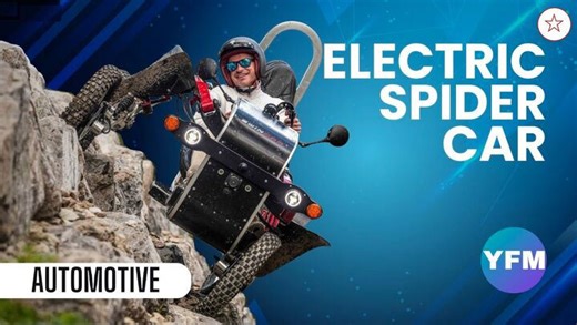 This tilting electric 4x4 goes places other vehicles can't