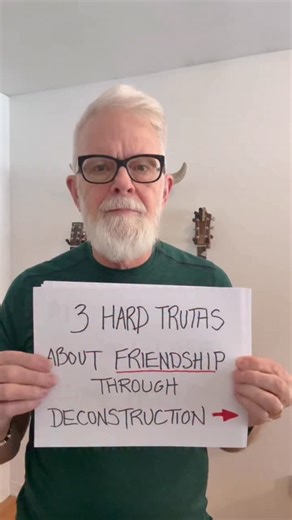 Losing friends is hard. Staying friendless can be even harder. If you’re wanting to make new friends after destructing your beliefs or leaving the church, I created a PDF guide for you where you’ll 12 ways to make new friends and build community with people who choose you as you are now. If you’d like a copy, comment “FRIENDS” below and I’ll send it over. Much love, David | David Hayward