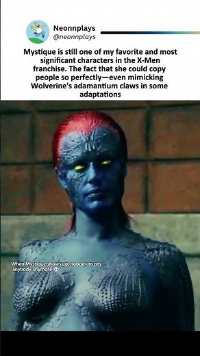 Mystique's Powers in X-Men is Still Kind of Insane 😳🔵 #Mystique #XMen #Marvel #Wolverine