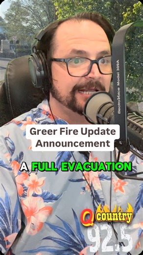 🎙️ EMERGENCY UPDATE: Greer Fire Evacuation 🚨 All of Greer, AZ is under evacuation orders — including North Woods and South Fork. 🔥 SR 260 is CLOSED near Greer due to wildfire activity. 💨 Winds over 60 mph have grounded firefighting aircraft, and the fire may now be approaching 5,000 acres. 📍Evacuees should go to the Round Valley High School Dome in Eagar 🏠 RVs and large animals → Round Valley Rodeo Grounds 🏫 Round Valley Schools CLOSED tomorrow – remote learning ⚠️ Eagar is on SET status 