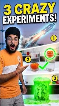 3 Crazy Experiments do at home You Must See! 🤯#Viral #youtubeshorts #shorts #shortsfeed #youtube #yt