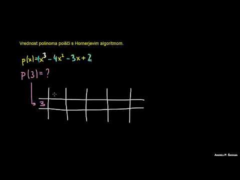 Hornerjev algoritem 1