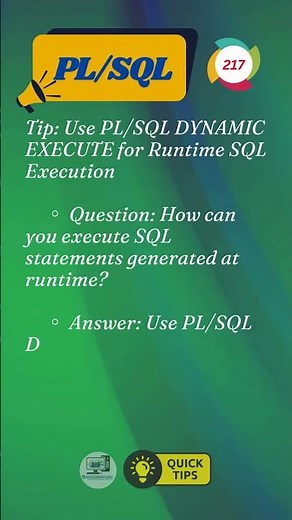 PL/SQL Success Tip #217
