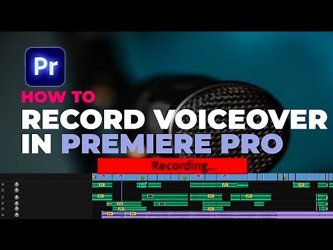 how to record voiceover in premiere pro