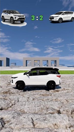 Fortuner Legender 🆚 Innova Crysta 🚗💥 – Speed & Crash Test in BeamNG.drive!