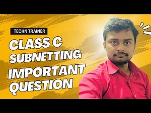 Class C Subnetting | Most Important question | IP 192.168.1.20