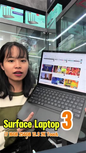 Microsoft Surface Laptop 3: i7, 16GB, 512GB at $449