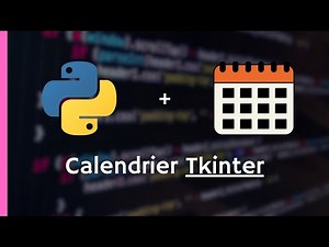 Comment créer un calendrier avec Tkinter ? #python #tkintertutorial #calendar