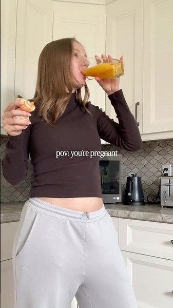 pov: you’re pregnant 🍊
