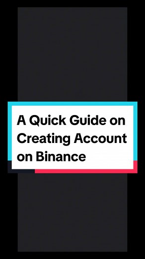 A Quick Guide on Creating Account on Binance. Pwede po isave yung video sa mga nabilisan✌️😅. #CapCut #binance #binancefutures #crypto #nohatejustlove #futurestrading #notafinancialadvisor #tradeatyourownrisk