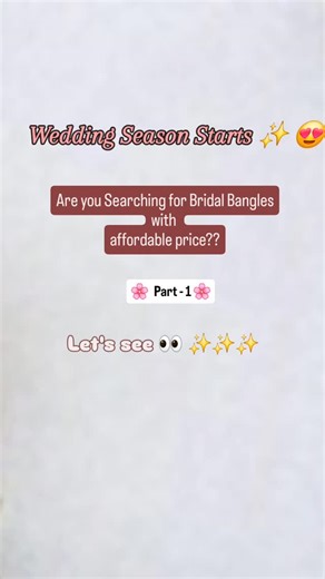 Vee Thread on Instagram: "Bridal Bangles series 1 #bridalbangles #silkthreadbangles #returngiftsforbabyshower #bulkorder"