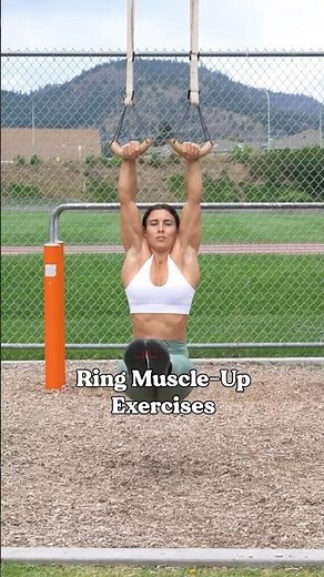 Ring muscle up exercises