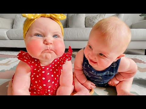 Try Not To Laugh: Funny Baby Twins Fighting Over Everything 🤣 Double Chaos | Baby Bliss