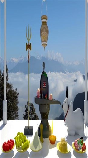 wish you all a blessed full shiva ratri #sivaratri #3danimation #3dmodeling #song #wish #shorts