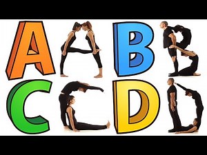 Human Alphabet of Action | Action Verbs A to Z | A到Z字母动词大集合 (中英文)