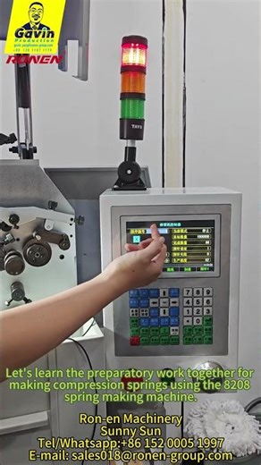 8208 Spring making machine