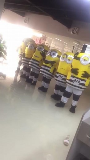 Despicable Me Minion Costumes Cartoon Party | Joy Mascot Video