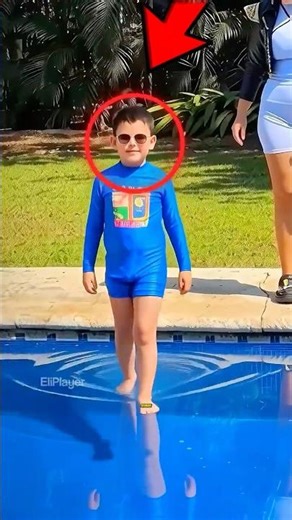 ¿Este Niño Puede Caminar Sobre el Agua? 😱 ¡El Final te Sorprende! #shorts #familia