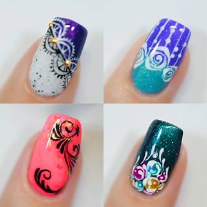 Top 6 amazing nails art you should try By: Yagala https://www.instagram.com/yagala/ | VNnails