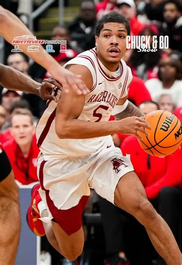 “Lee Mayberry in the flesh” 😤 Darius Acuff is must-see TV for the rest of the season 📺 #arkansas #razorbacks #wps #basketball