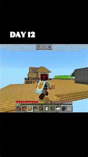 One Block Survival - The Ultimate Challenge!😱#shorts