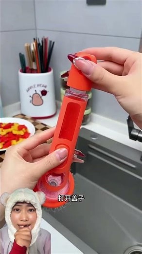 Instantly clean frying pan brush‼️ @new.gadgets