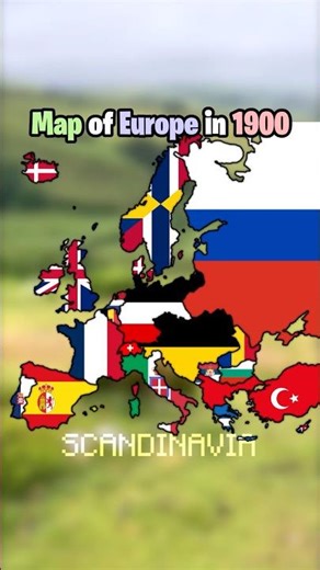 Map of Europe in 1900 🗺️