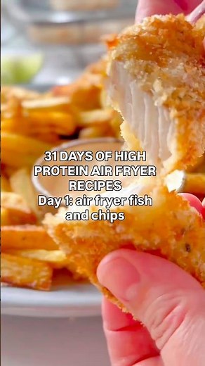 Air fryer fish and chips recipe! #airfryer #airfryerrecipe