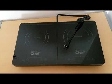 Master chef double burner induction cooktop - unboxing and review