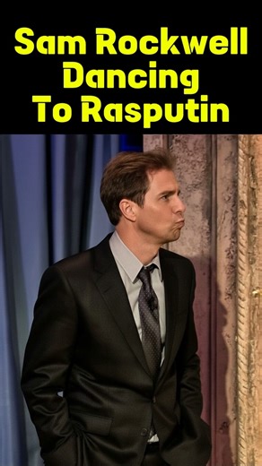 Sam Rockwell dancing to Rasputin#flashback #savik6655 #shorts #short