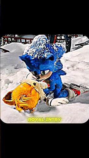 “Don’t Blink 😳 Sonic Saves Tails” #entertainment