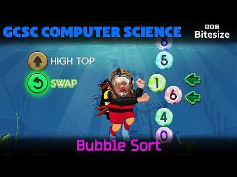 Bubble Sort | GCSE Computer Science | BBC Bitesize | Too Tall Productions