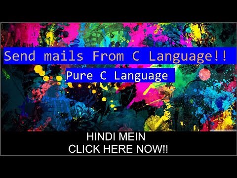 How To Send Email With C Language | Send Mails With Pure C Language | Get Header file Here |