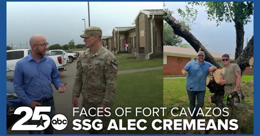 Faces of Fort Cavazos: SSG Alec Cremeans steps up to help neighbors after tornadoes