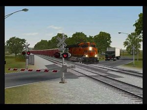 :::::::::: MSTS: BNSF 7569 leads a rock train on LSRC ::::::::::